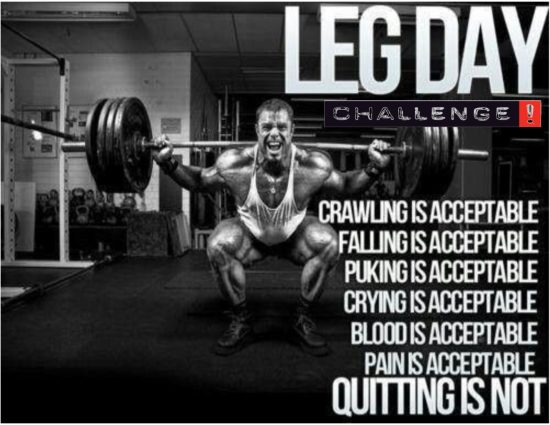 Workout Challenge – Leg Day Blast